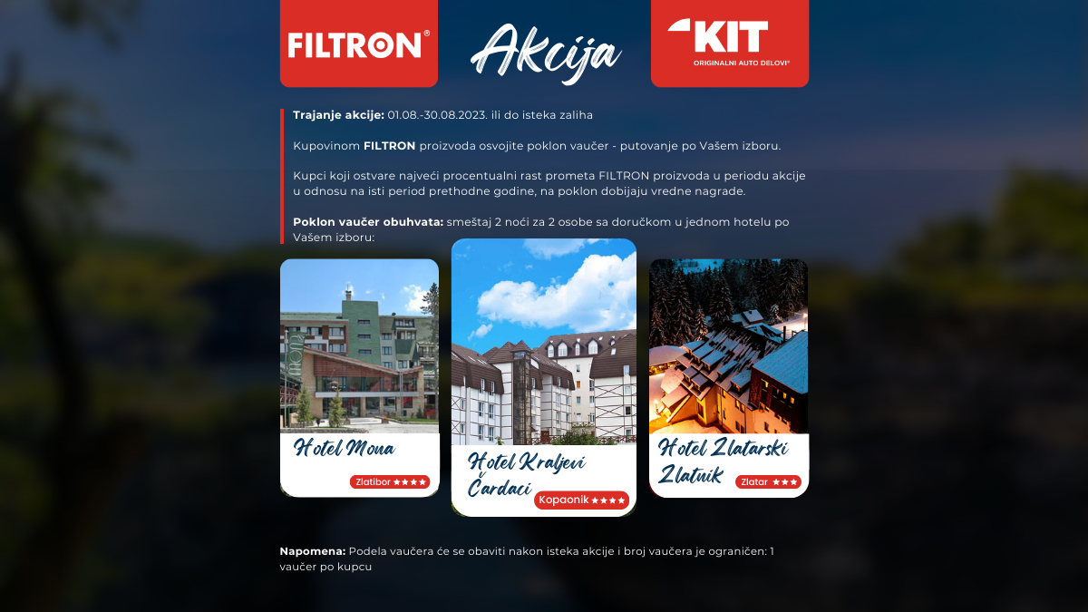 Filtron i KIT Commerce akcija