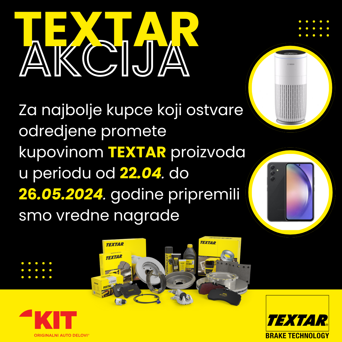 TEXTAR i KIT Commerce akcija