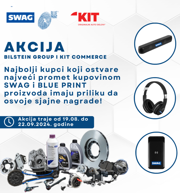 SWAG, BLUE PRINT i KIT Commerce akcija